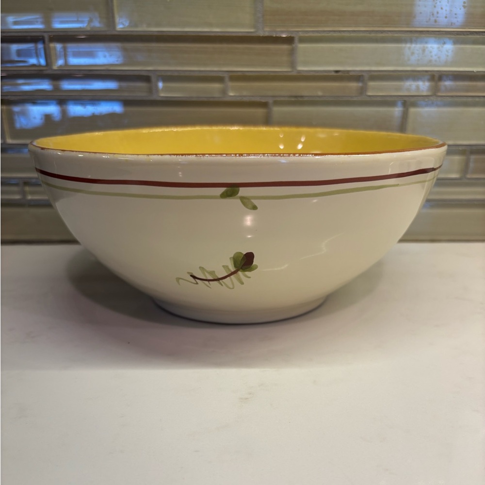 Vietri Fiori Di Bosco Serving Bowl